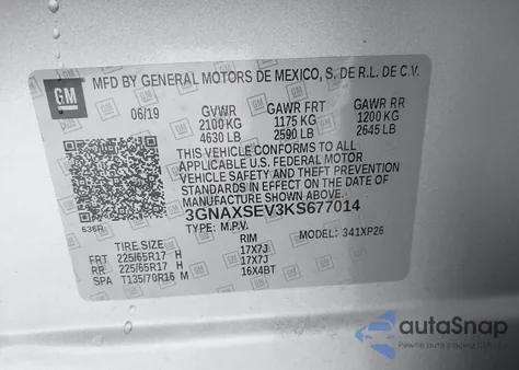 2019 Chevrolet Equinox Ls from USA, damaged, VIN 3GNAXSEV3KS677014